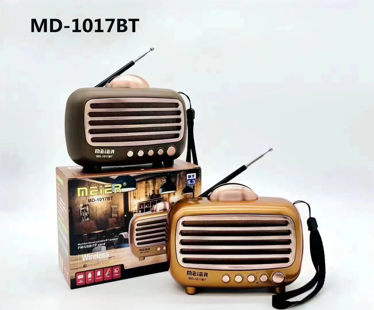 Retro Radio Side View